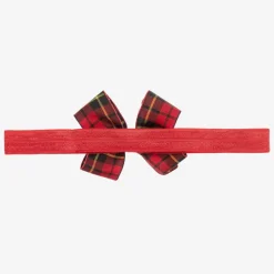 Cute Cute Red Tartan Headband (7cm) New