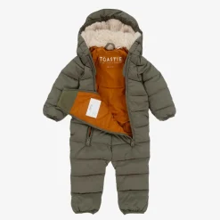 Töastie Sage Green Padded Snowsuit Outlet