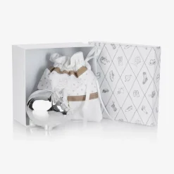 English Trousseau Silver Piggy Bank Gift (10cm) Discount