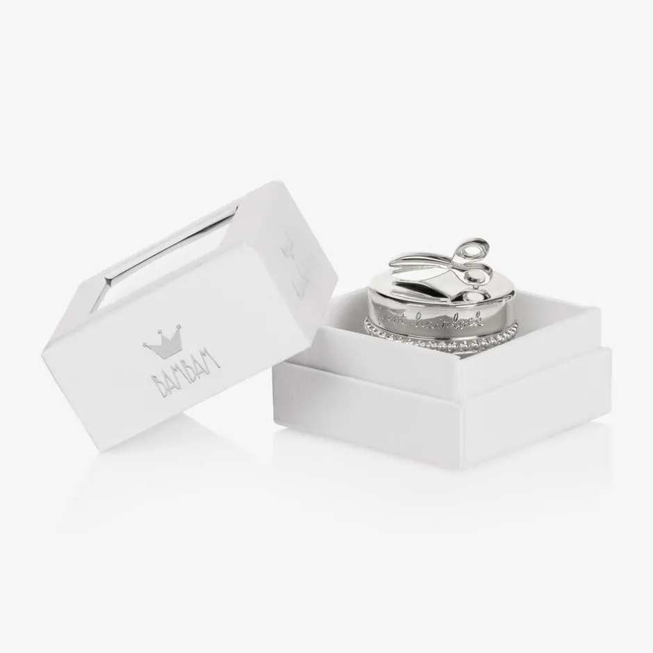 Bam Bam Silver Plated Hairlock Box (5cm) Online