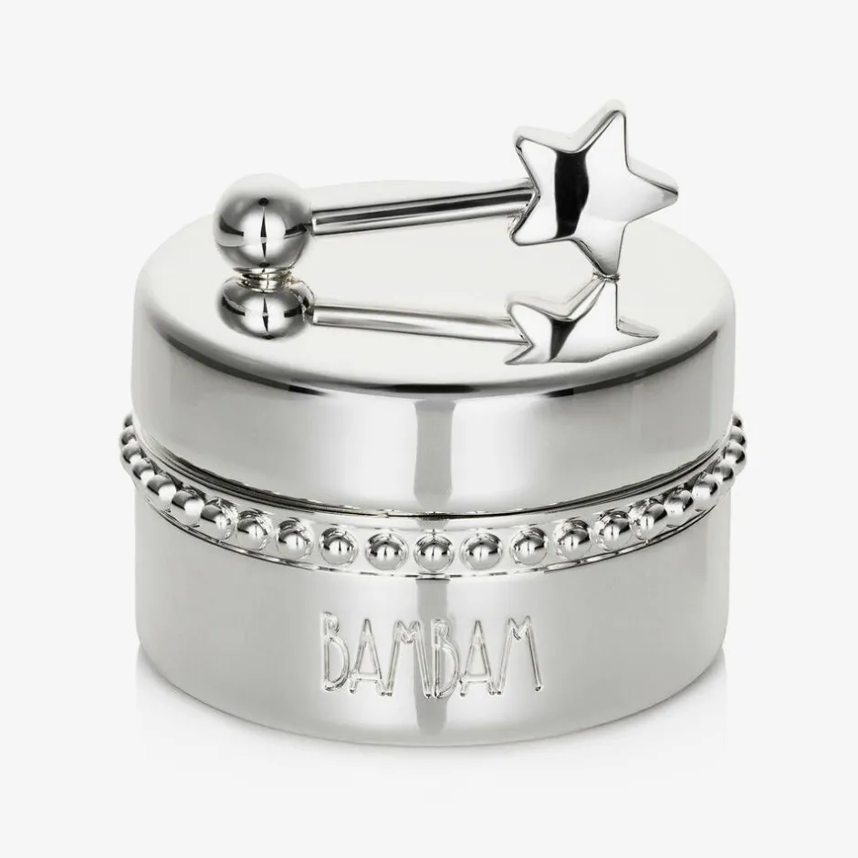 Bam Bam Silver Plated Tooth Fairy Box (5cm) Online