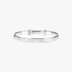 Little Star Sterling Silver Engraved Twinkle Bangle Discount