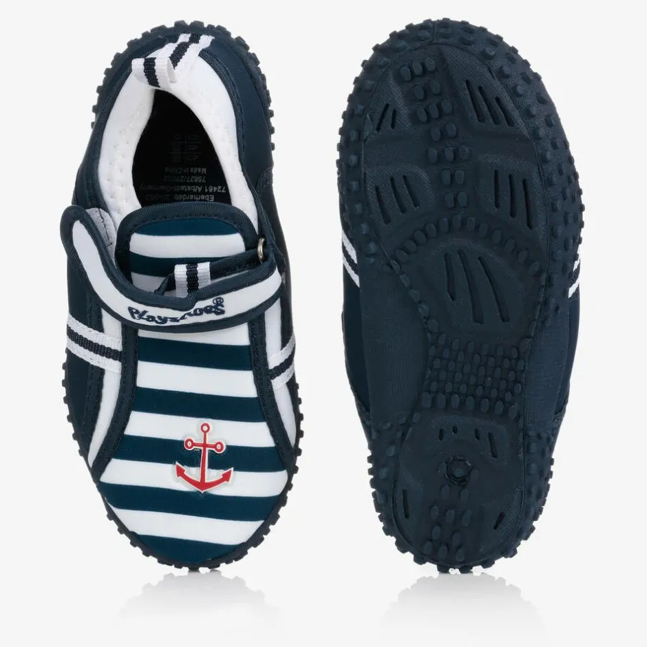 Playshoes Stripe Aqua Shoes (UPF 50+) Online