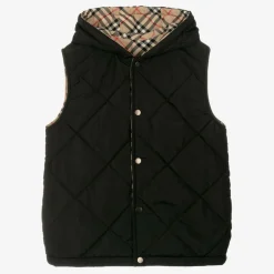 Burberry Teen Boys Beige Vintage Check Reversible Gilet ArchiveBeige Online