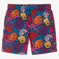 Vilebrequin Teen Boys Black Shell Swim Shorts Outlet
