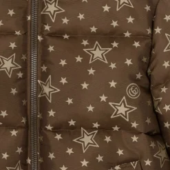 Gucci Teen Boys Brown GG Down Puffer Jacket Clearance