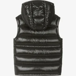 Moncler Enfant Teen Girls Black Ania Puffer Gilet New