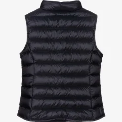 Moncler Enfant Teen Girls Navy Blue Down Padded Liane Gilet Discount