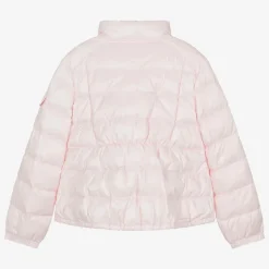 Moncler Enfant Teen Girls Pink Aminia Down Puffer Jacket Discount