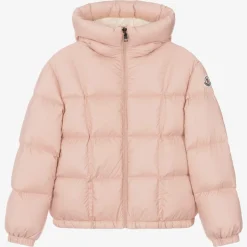 Moncler Enfant Teen Girls Pink Down Padded Ana Jacket Best