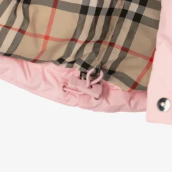 Burberry Teen Girls Pink Down Padded Puffer Jacket Hot