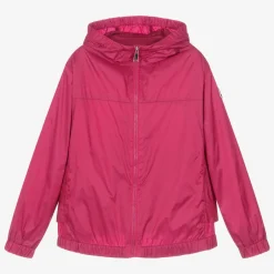 Moncler Enfant Teen Girls Pink Owara Windbreaker Jacket Discount