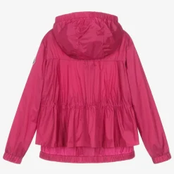 Moncler Enfant Teen Girls Pink Owara Windbreaker Jacket Discount