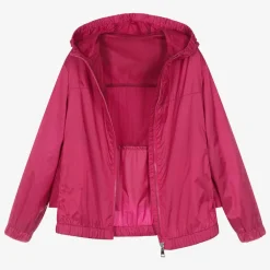 Moncler Enfant Teen Girls Pink Owara Windbreaker Jacket Discount