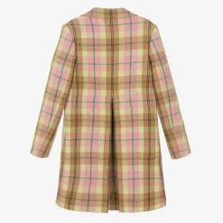 Gucci Teen Girls Pink Wool Coat Sale