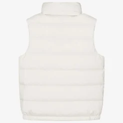 Moncler Enfant Teen Ivory Rafael Down Gilet Clearance