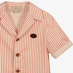 Gucci Teen Red Striped Logo Jacket Sale