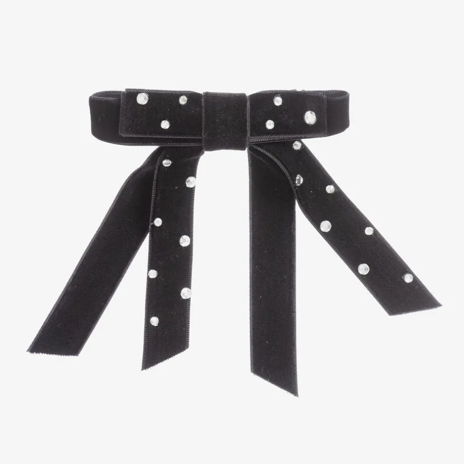 Milledeux Velvet Bow Hair Clip (10cm) Discount