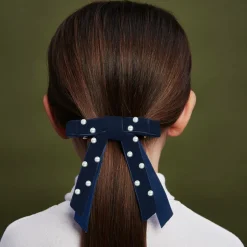 Milledeux Velvet Bow Hair Clip (10cm) Online