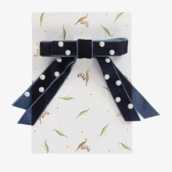 Milledeux Velvet Bow Hair Clip (10cm) Online