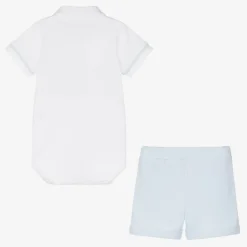 Sofija White & Blue Shorts Set Outlet
