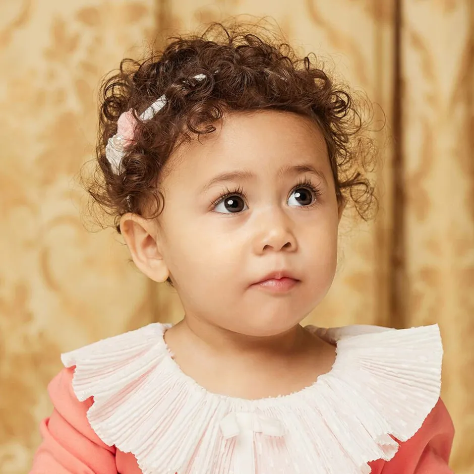 Cute Cute White & Pink Floral Headband Discount