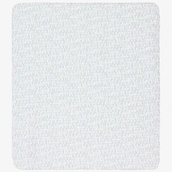 Emporio Armani White & Blue Padded Cotton Blanket (75cm) Hot