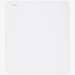 Emporio Armani White & Blue Padded Cotton Blanket (75cm) Hot