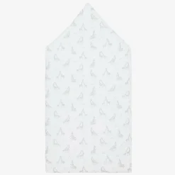Kissy Kissy White & Grey Pima Cotton Baby Nest (78cm) Online