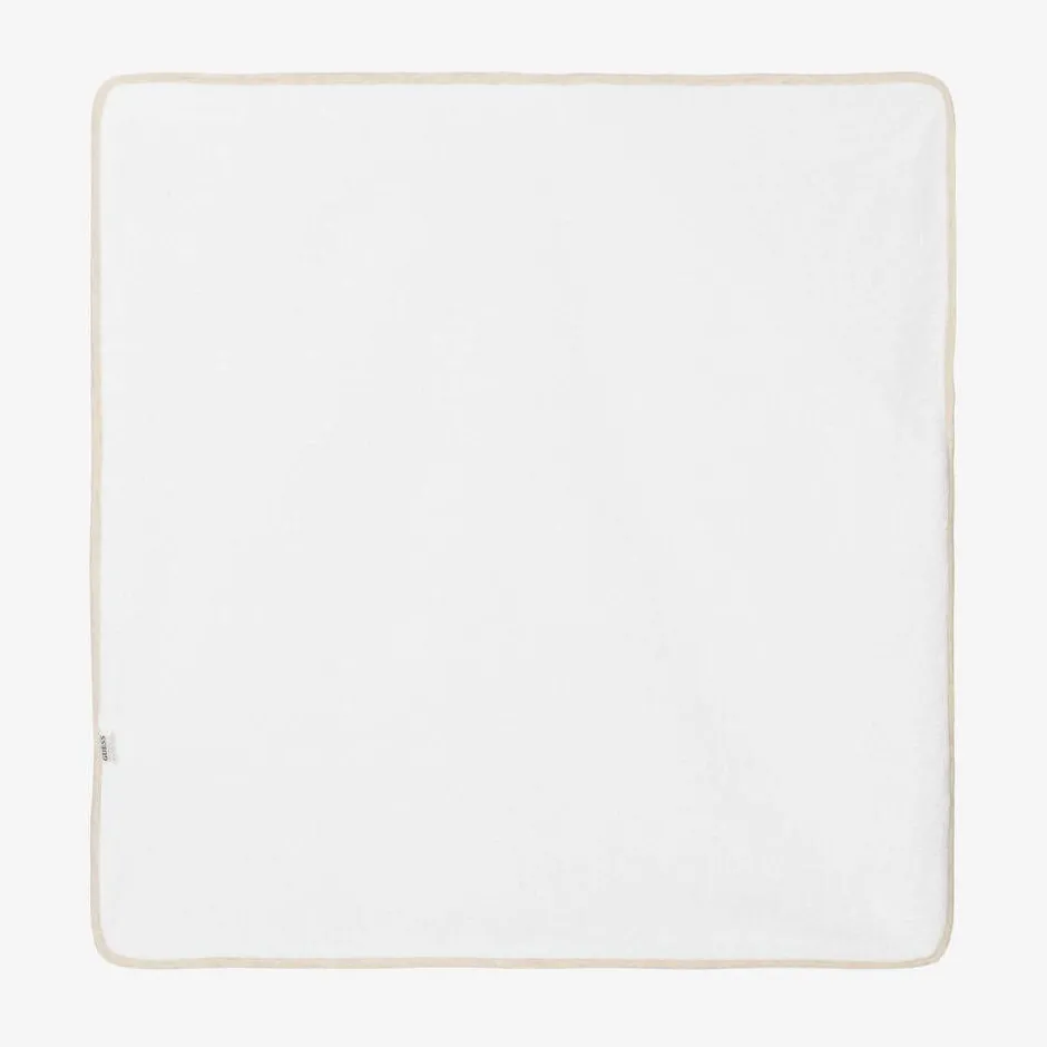 Guess White Bear Hooded Towel (70cm) Clearance