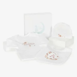 Paint My Dreams White Blossom Personalised Babysuit Gift Set