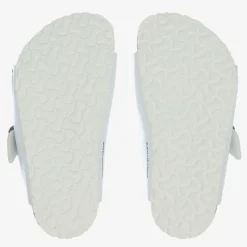 Birkenstock White Buckled Sandals New