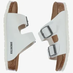 Birkenstock White Buckled Sandals New