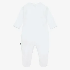 G.H.Hurt amp; Son White Cotton & Blue Wool Baby Gift Set Hot