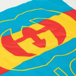 Gucci White Cotton & Wool Padded Blanket (74cm) Sale