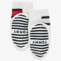 Tommy Hilfiger White Cotton Ankle Socks (2 Pack) Online