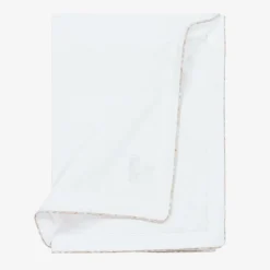 Burberry White Cotton Baby Blanket (100cm) Online
