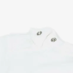 Burberry White Cotton Baby T-Shirt Online