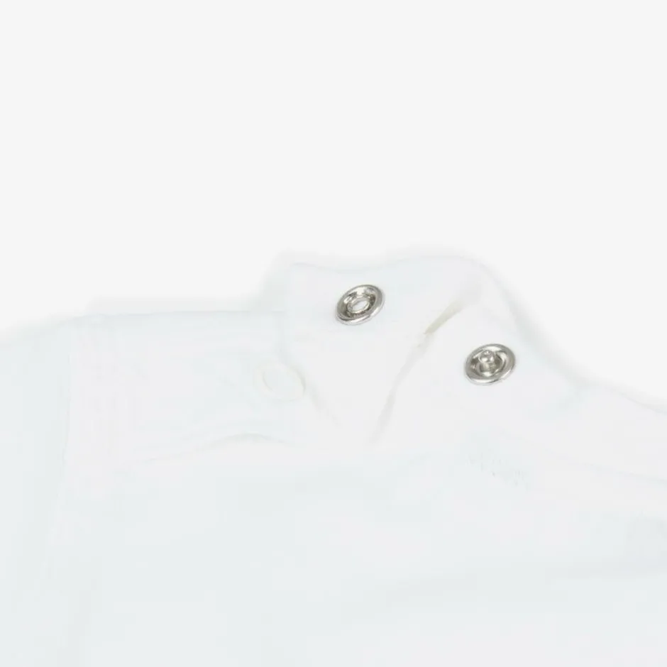 Burberry White Cotton Baby T-Shirt Online