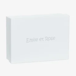 Emile et Rose White Cotton Babysuit Set Online