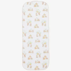 Kissy Kissy White Cotton Honey Bear Cubs Burp Cloth (49cm) Best