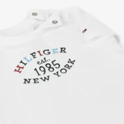 Tommy Hilfiger White Cotton Jersey Baby T-Shirt Best