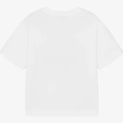 Dolce amp; Gabbana White Cotton Jersey T-Shirt Outlet