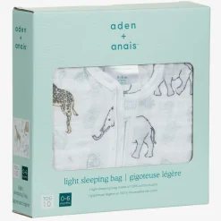 aden + anais White Cotton Muslin Sleeping Bag New