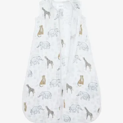 aden + anais White Cotton Muslin Sleeping Bag New