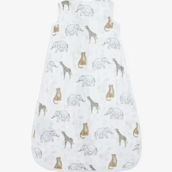 aden + anais White Cotton Muslin Sleeping Bag New