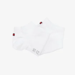 Tommy Hilfiger White Cotton Trainer Socks (2 Pack) Sale