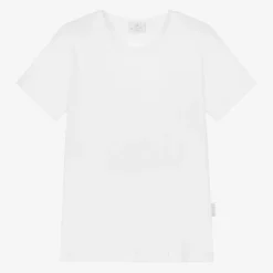 Diacar White Cotton Vest Top Discount