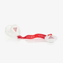 Guess White Dummy & Clip Set Best