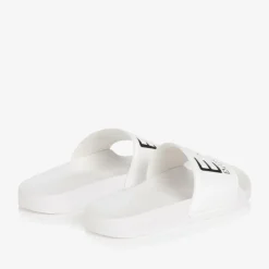 EA7 Emporio Armani White EA7 Logo Sliders Best